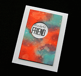 Wonderful Friend - Handcrafted (blank) Card - dr19-0026
